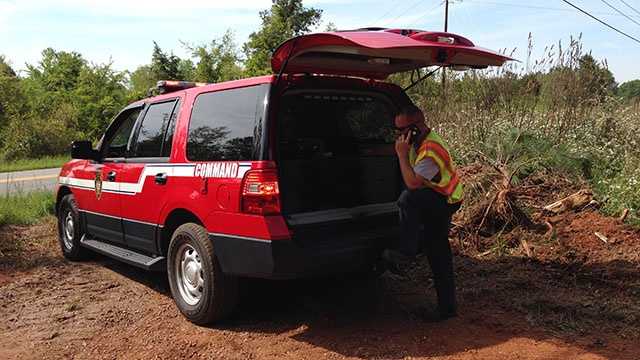 Firefighters Contain Brush Fire In Spartanburg County