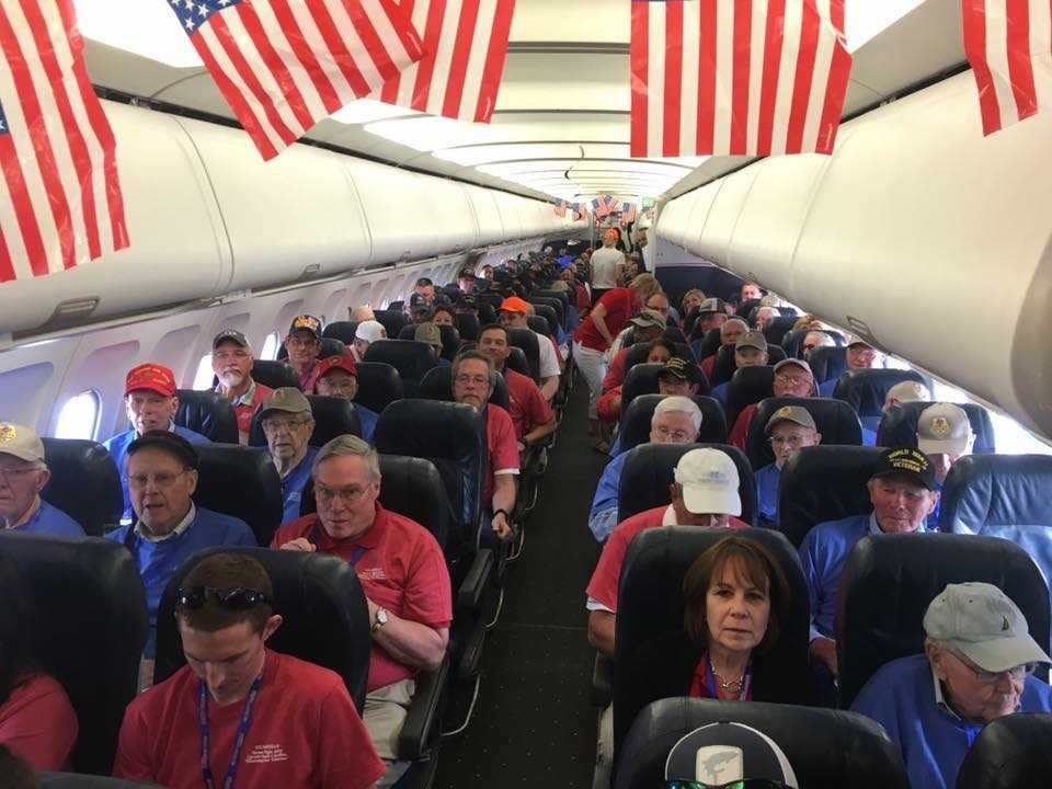 Public Welcomes Local Honor Flight Veterans Home