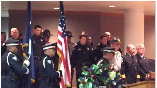 Special Ceremony Honors Memory Of Fallen Officers 8395