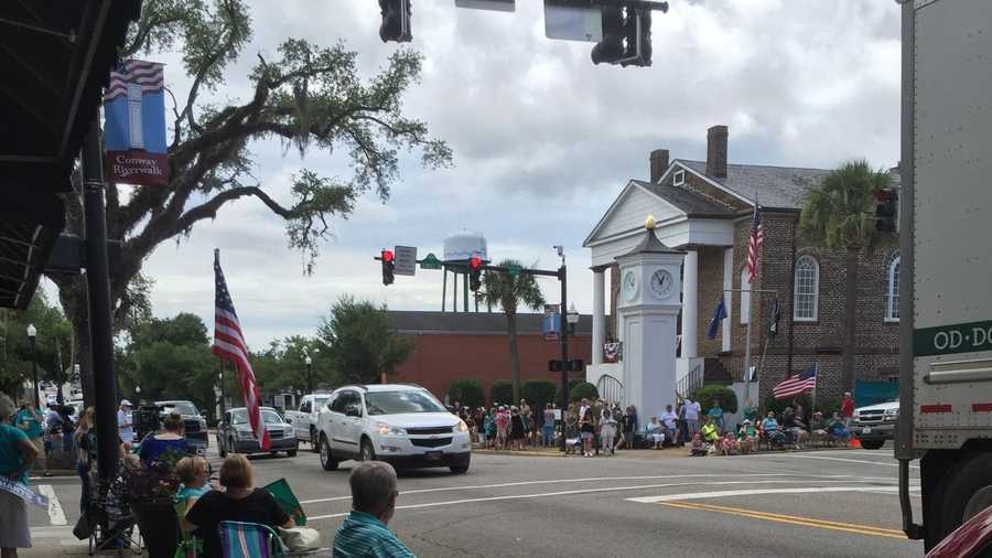 home parade, cermony honor Coastal Carolina University Chanticleers