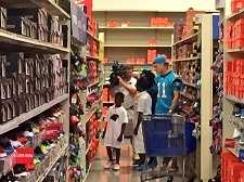 Carolina Panthers help Upstate students with back-to-school shopping spree