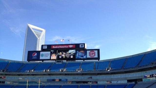 Bank of America Stadium, the sight of the ACC Championship between Clemson and Virginia Tech.

