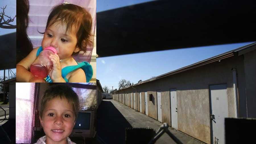 Delylah Tara and Shaun Tara were found dead inside plastic storage containers in this storage locker in Redding, Calif.