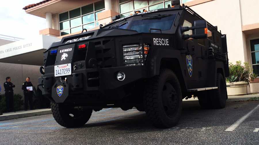 Santa Cruz Police Reveal Bearcat Armored Vehicle