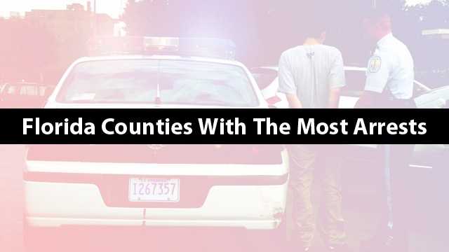 See the 25 Florida counties with the highest arrest rate per population in 2012. Is your county on the list?