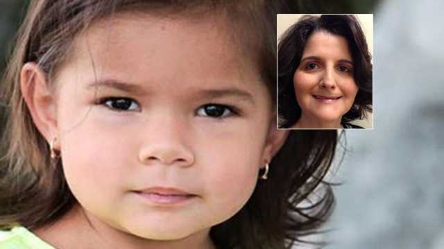 Elliana Lucas-Jamason was found dead in a tub in a Jupiter home Monday, and the ex-partner of her mother, Kymberley Lucas (inset), is charged with murder.
