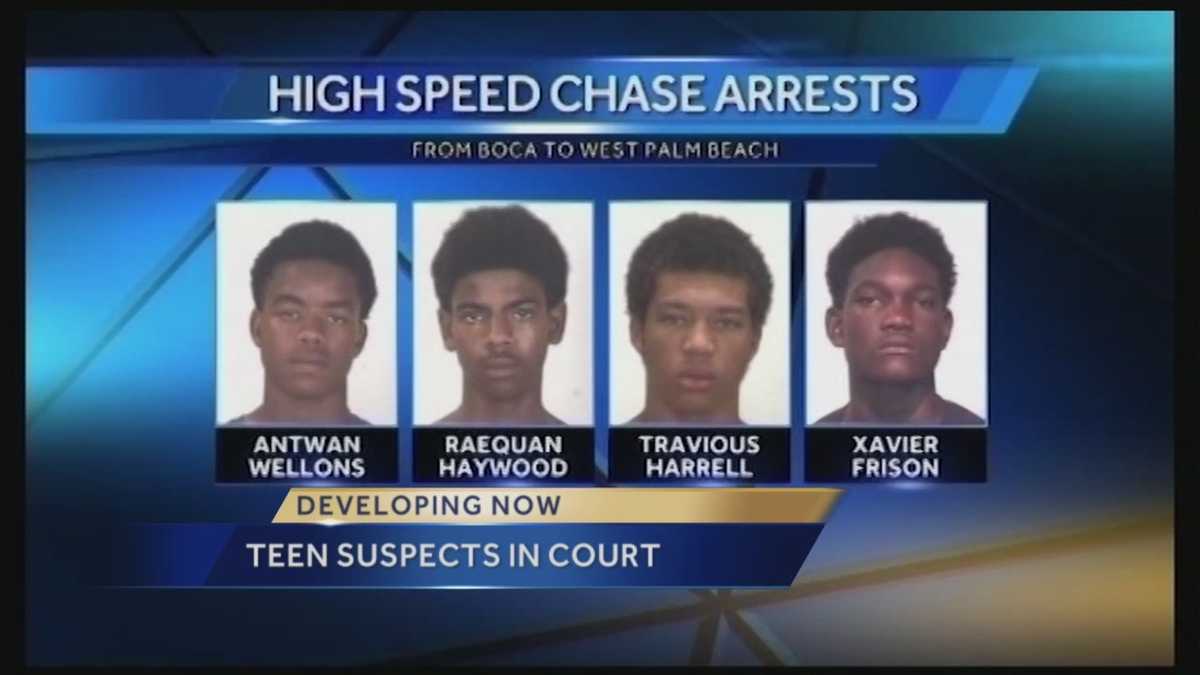 Teens accused in high-speed chase appear in court