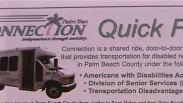 Investigation shows that Palm Tran was manipulating computer system to show that pick ups of elderly were on time. An investigation by John Carey, inspector general, proved Palm Tran's reported 90-percent accuracy rate as false. Ari Hart reports.