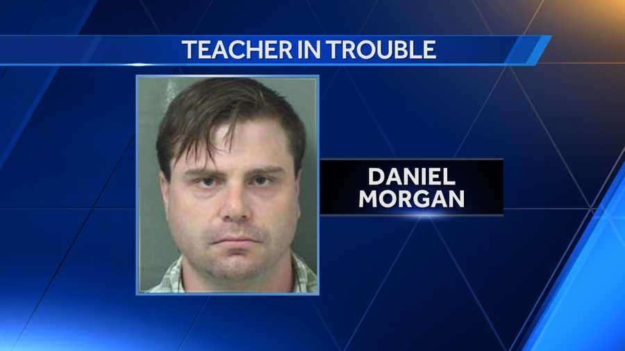 Daniel Morgan is charged with using a computer to seduce, solicit, lure or entice a child.