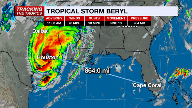 Tropical Storm Beryl