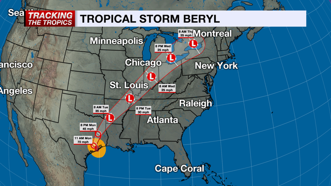 Tropical Storm Beryl