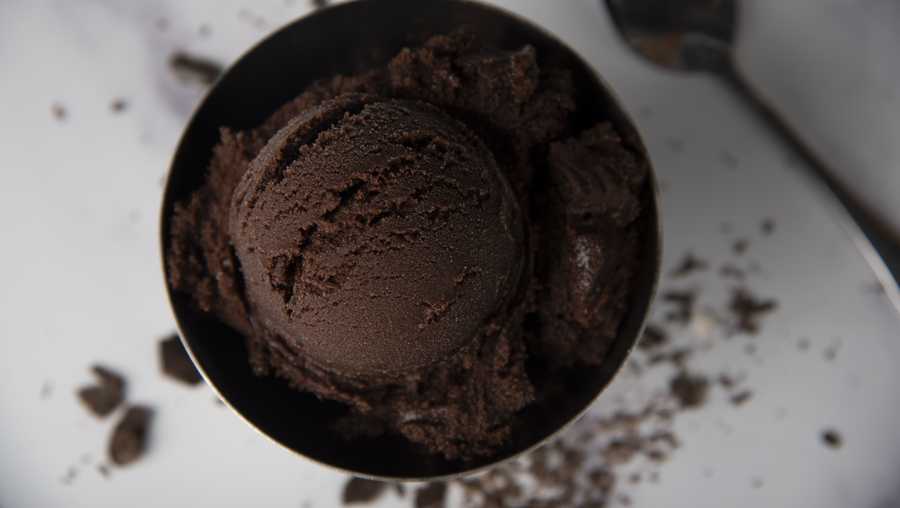 dark chocolate sorbet