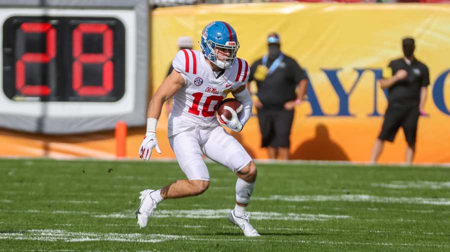 Ole Miss Football vs Indiana on January 2nd, 2020 in the Outback Bowl at Raymond James Stadium in Tampa, FL.

Photo by Joshua McCoy/Ole Miss Athletics

Twitter and Instagram: @OleMissPix

Buy Photos at RebelWallArt.com