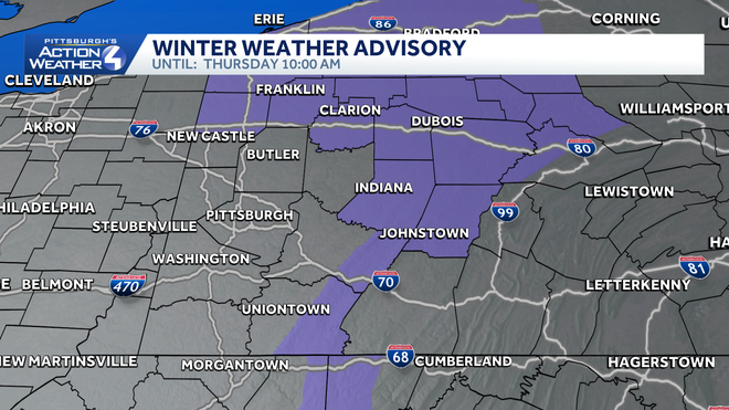 Pittsburgh: Severe Weather Alert Days for cold, snow this weekend