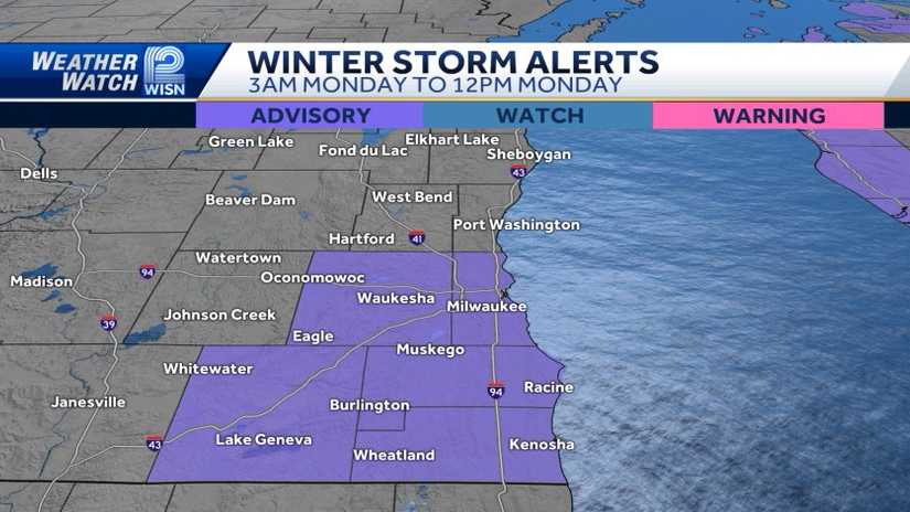 Winter weather advisory issued for next round of snow