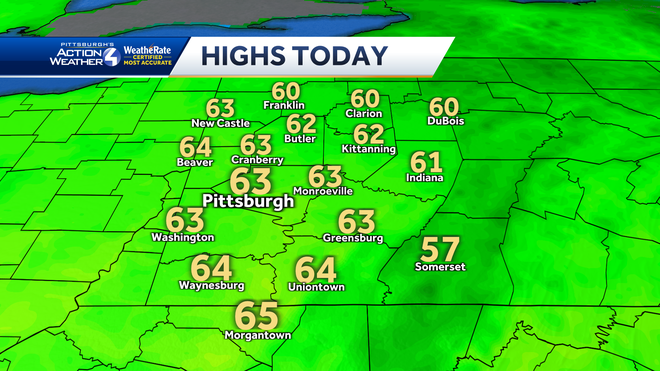 Western PA: Sunny skies, warm temperatures all week