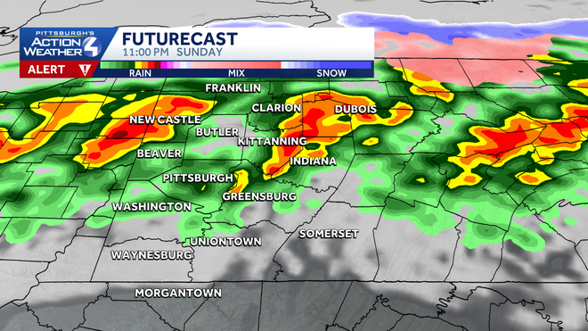 Pittsburgh: Severe Weather Alert Day Sunday