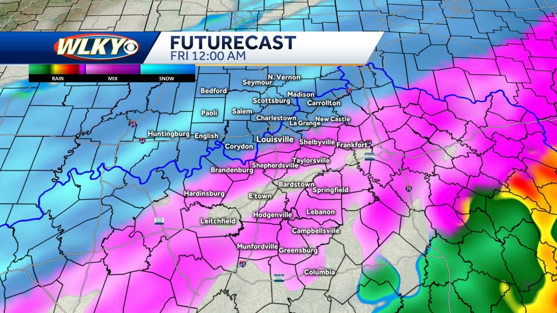 Hour-by-hour: See How The Winter Storm Will Roll Across The Louisville ...