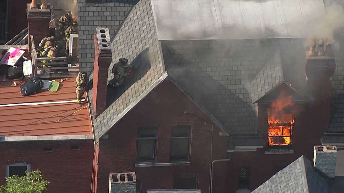 WATCH Residents displaced following fire at residential building in Old Louisville