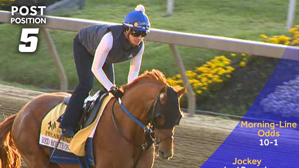 PHOTO: Infamous Marlins fan spotted at Preakness finish line