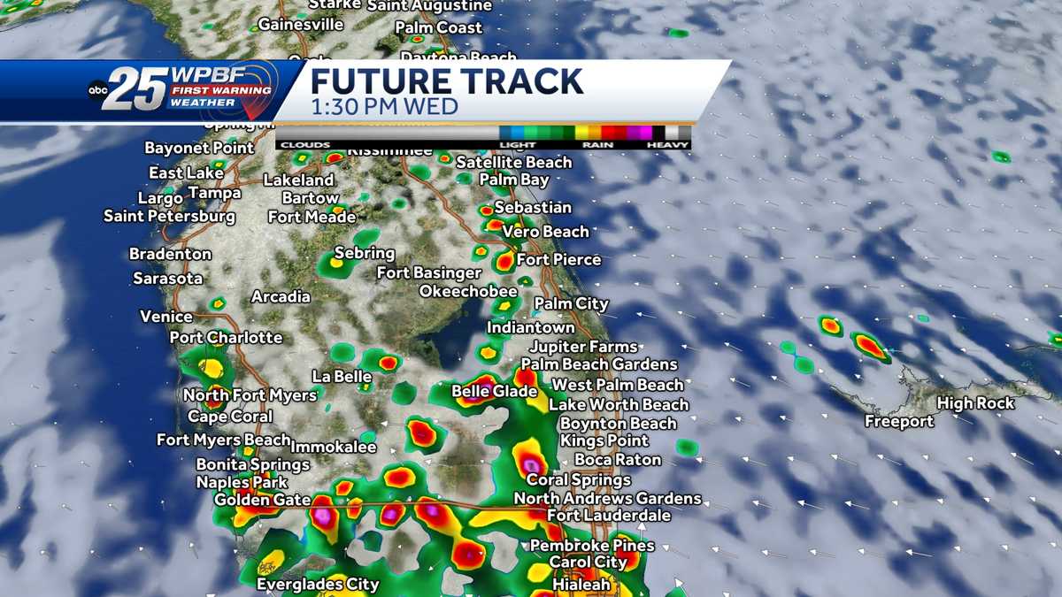 Impact Weather: Tracking coastal showers and afternoon storms Wednesday