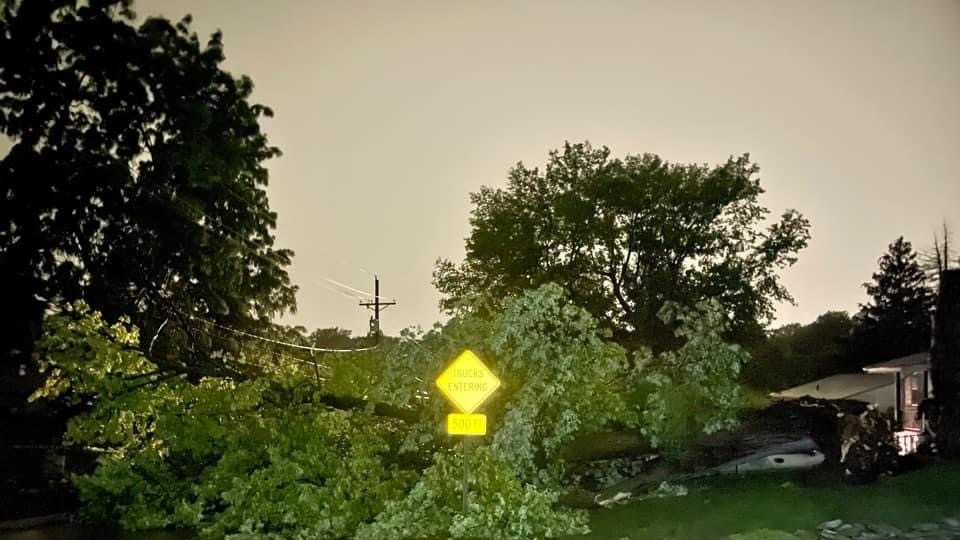 PHOTOS Storm creates path of damage across Omaha metro