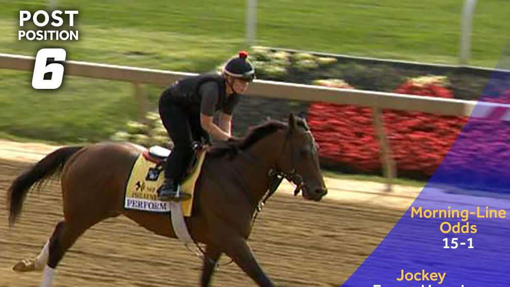 PHOTO: Infamous Marlins fan spotted at Preakness finish line