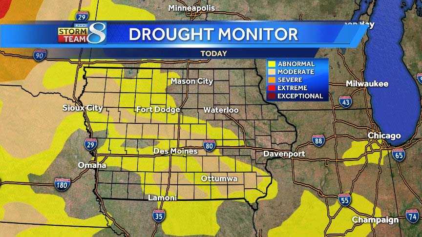 Drought areas grow as Iowa bakes in extreme heat