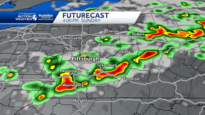 Pittsburgh: Insulated showers today