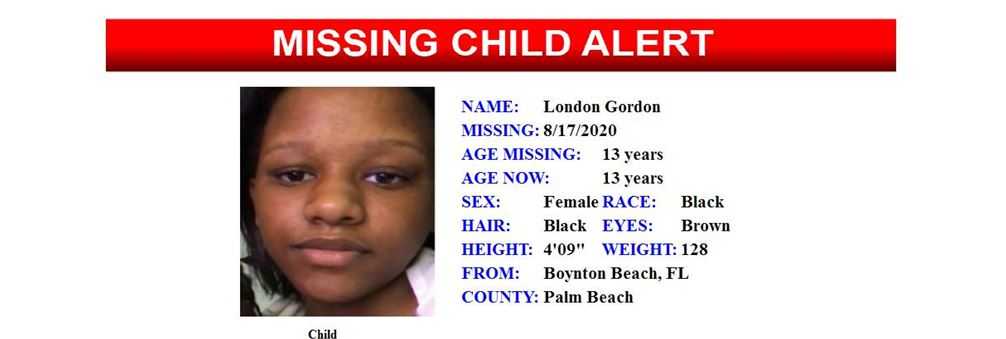 Police Find Missing 13-year-old Girl From Boynton Beach