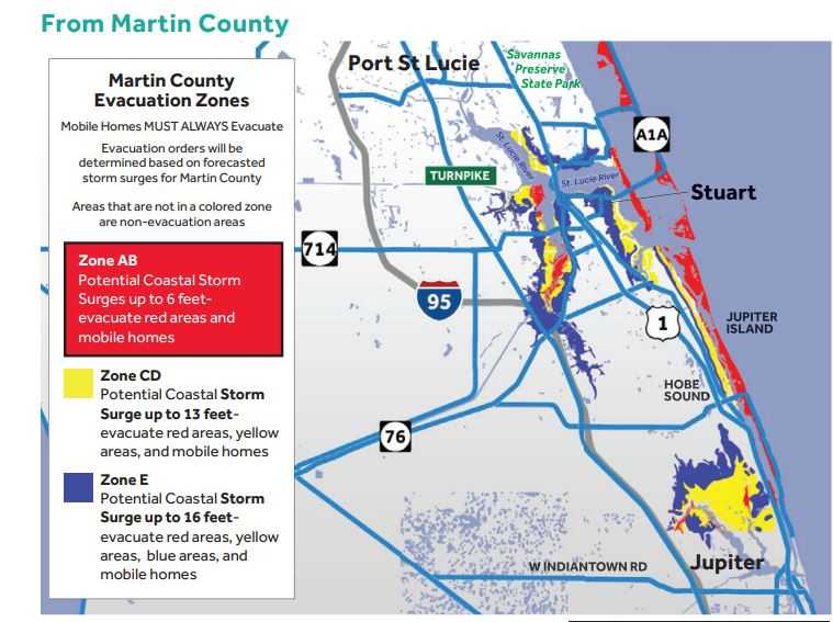 Martin County Evacuation Map - 090119 Martin County Evacuation Jpg 1567349086