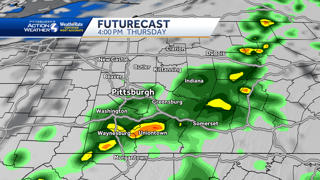 Pittsburgh: driver today, day of impact for rain tomorrow Pittsburgh: driver today, day of impact for rain tomorrow