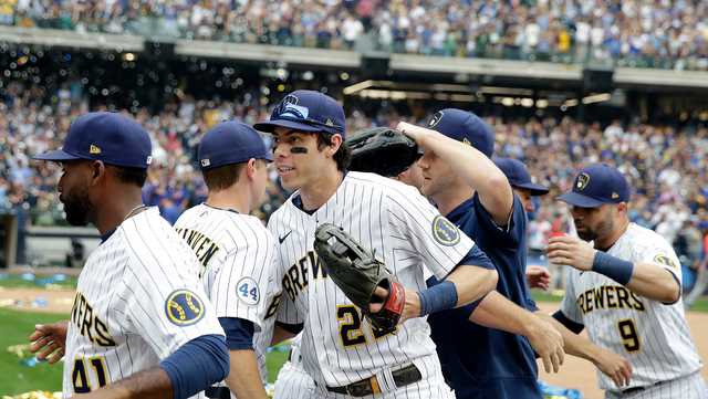 Milwaukee Brewers nl central division champions team player