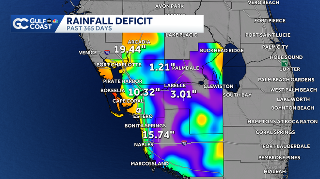 Southwest Florida now experiencing worst drought in 25 years
