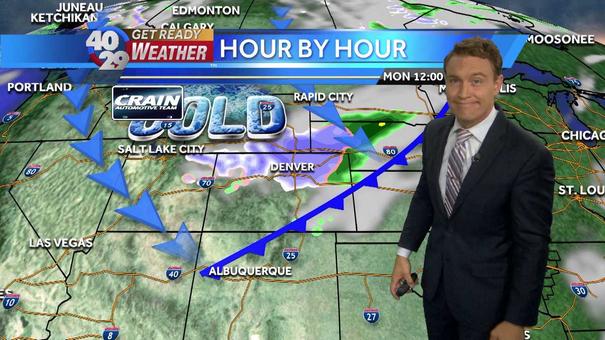 Round of cold fronts on the way