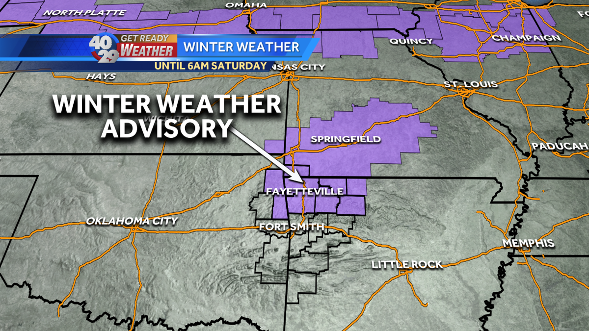 Wintry mix likely Friday night