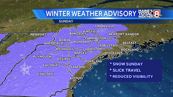 Snow across central and southern Maine will make for slick travel ...