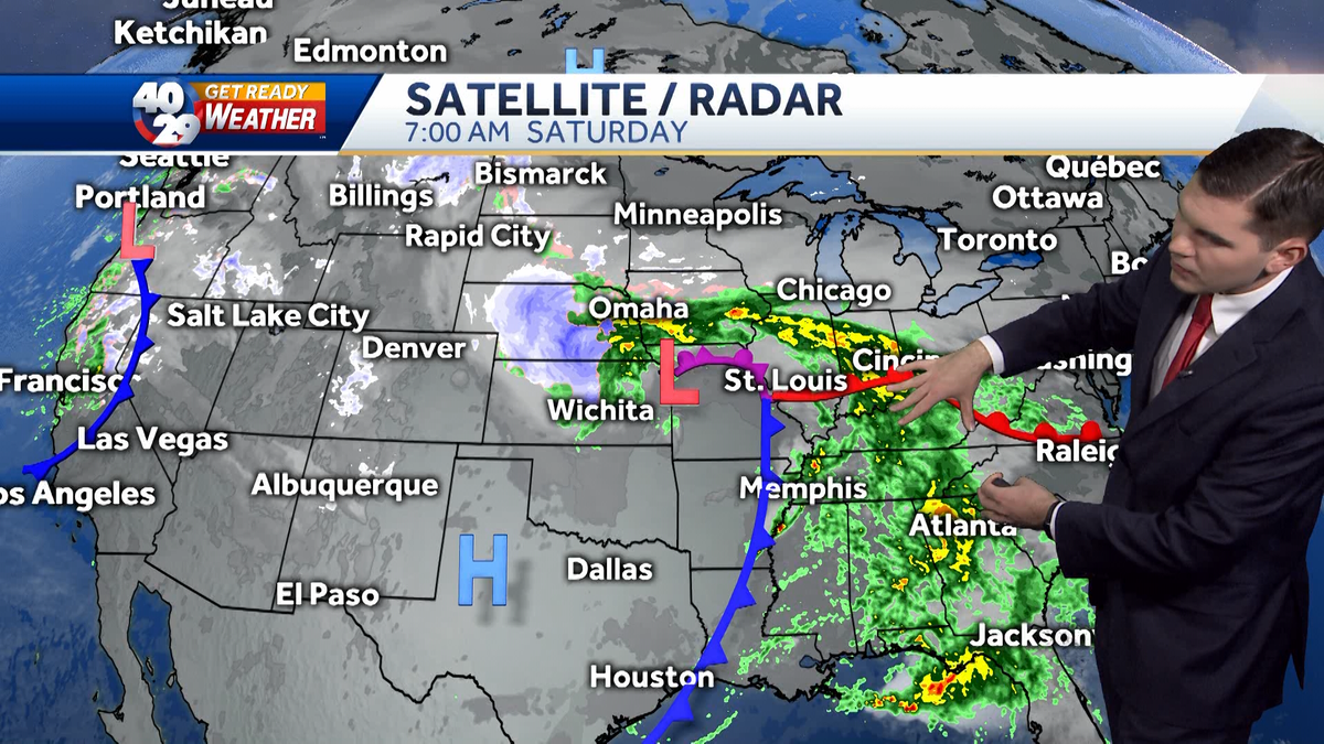 Cooler and drier after Friday storms