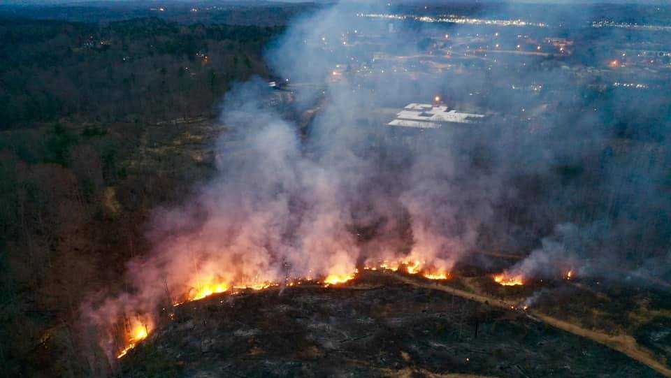 Chainsaw causes wildfire to burn more than 50 acres in Wilkes County