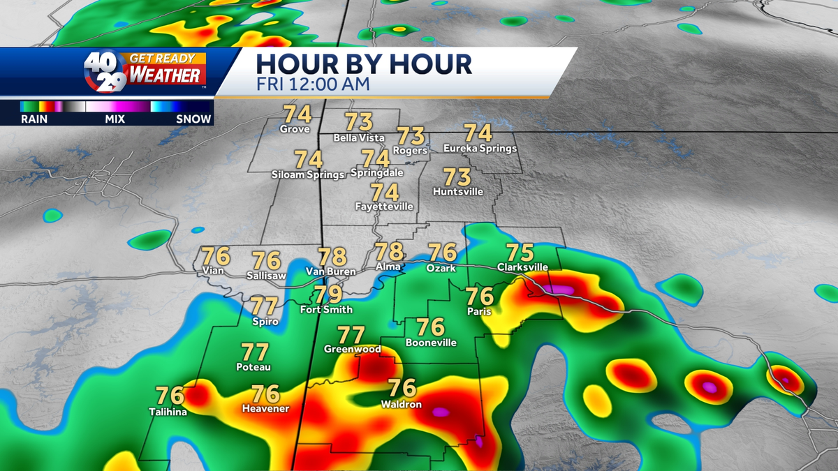 Severe storms possible tonight into early Friday morning