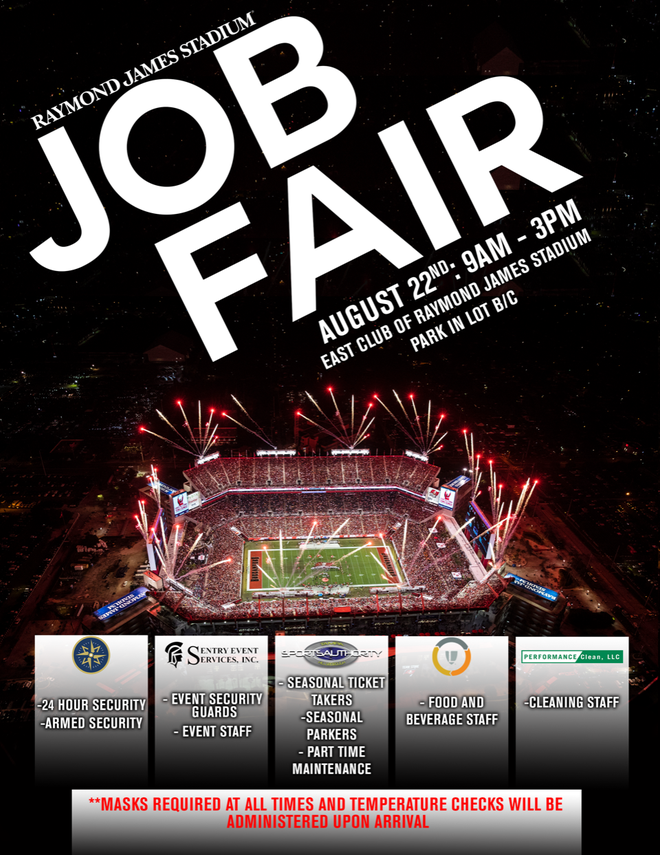 Raymond James Stadium Hosts Job Fair