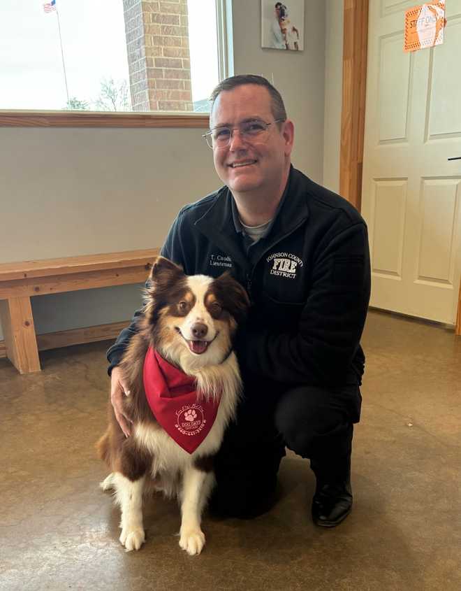 Red and Fire District Lt. Tim Caudill.