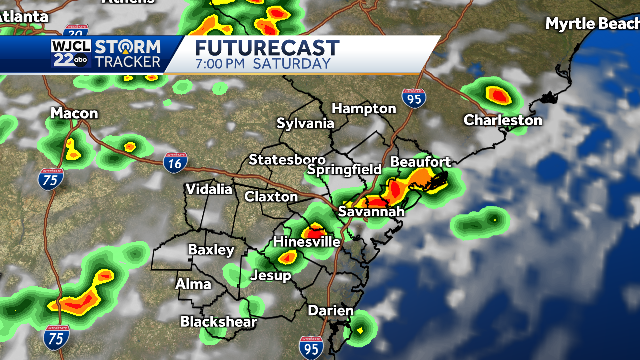Hot temperatures and some strong storms throughout the weekend - WJCL