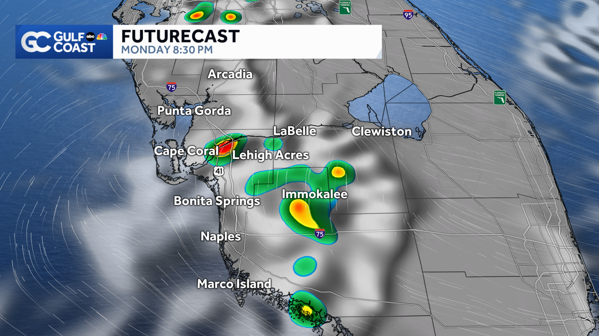 Forecast: Showers starting up late afternoon, helping cool us off