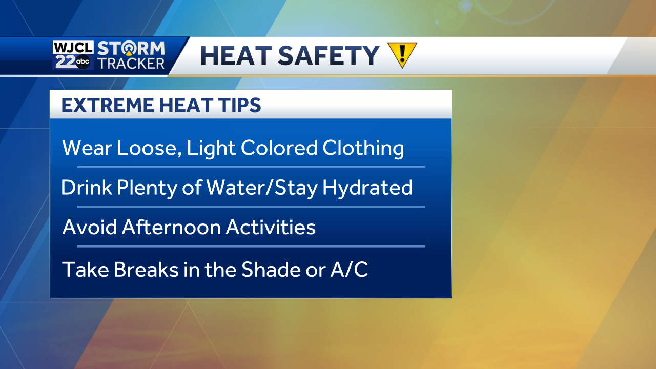 Dangerous heat possible this weekend across Southeast Georgia and the ...