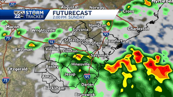 Impact Days: Heavy rain possible throughout the weekend