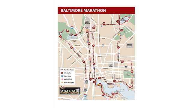 Finish line for Baltimore Running Festival moves to Inner Harbor