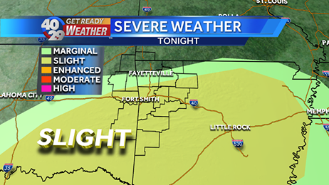 Strong to severe storms possible through Friday night