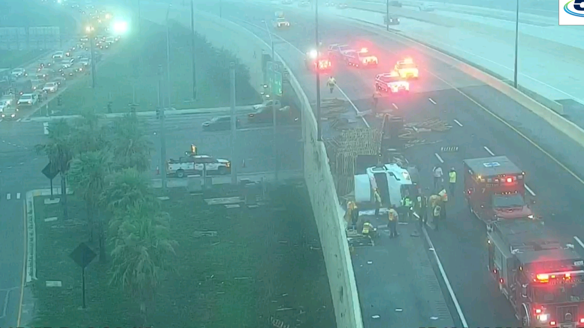 I-4 closed at John Young Parkway