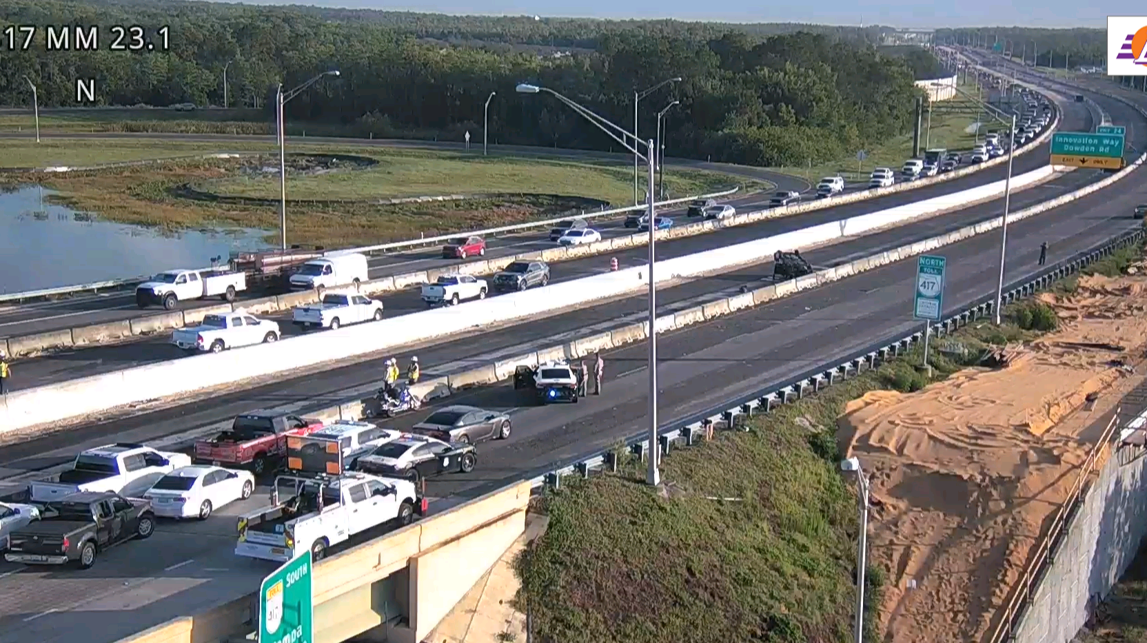 SR-417 shut down after rollover crash, driver killed - Vimarsana News
